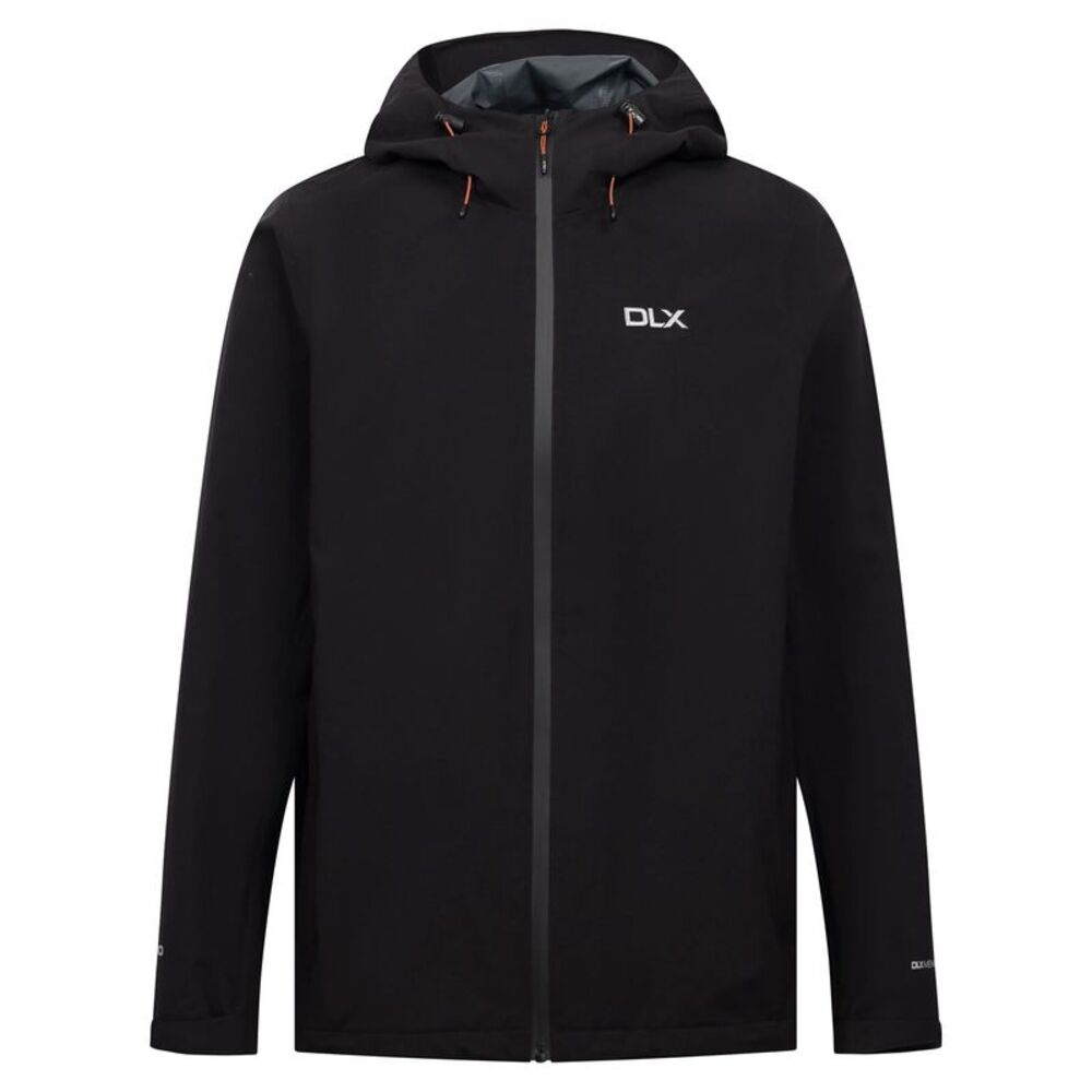 Trespass Mens Strathbeg DLX Waterproof Jacket / Black